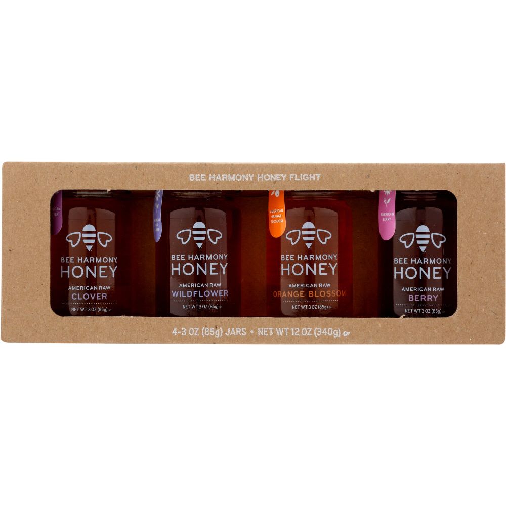 BEE HARMONY: Honey Flight American Gift Set, 12 oz - #tag1# - #tag2#