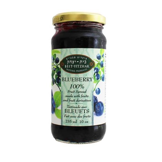 BEIT YITZHAK: 100 Percent Fruit Spreads Blueberry, 10 oz - #tag1# - #tag2#