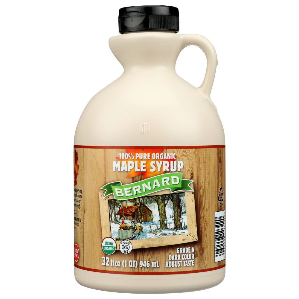 BERNARD: Dark Pure Organic Maple Syrup, 32 fo - #tag1# - #tag2#