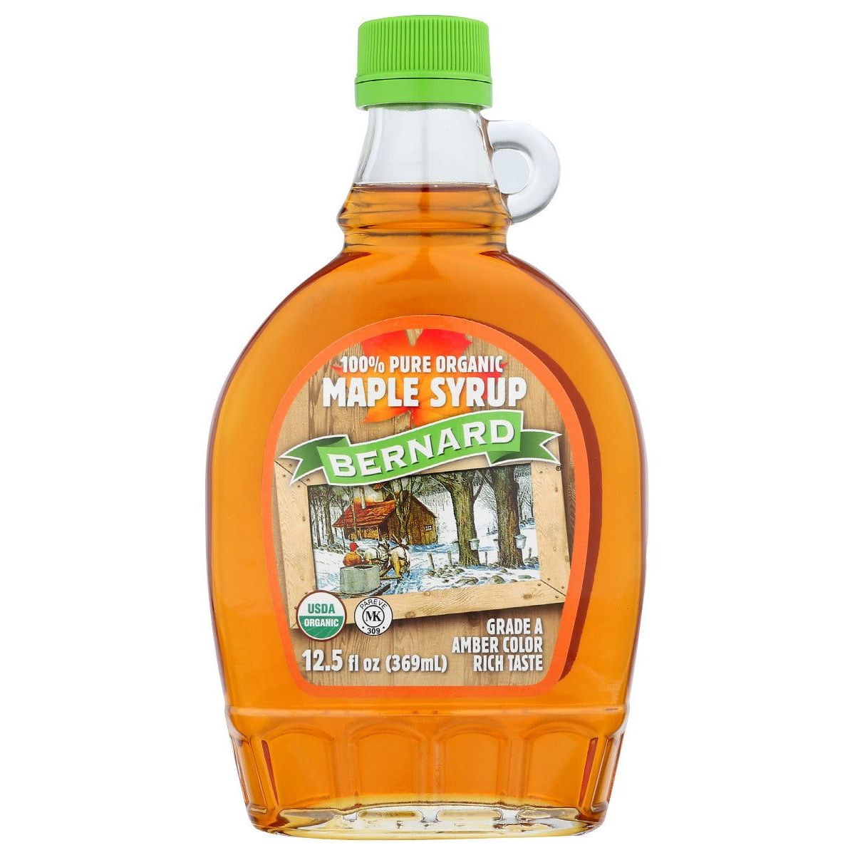 BERNARD: Pure Organic Maple Syrup, 12.5 fo - #tag1# - #tag2#