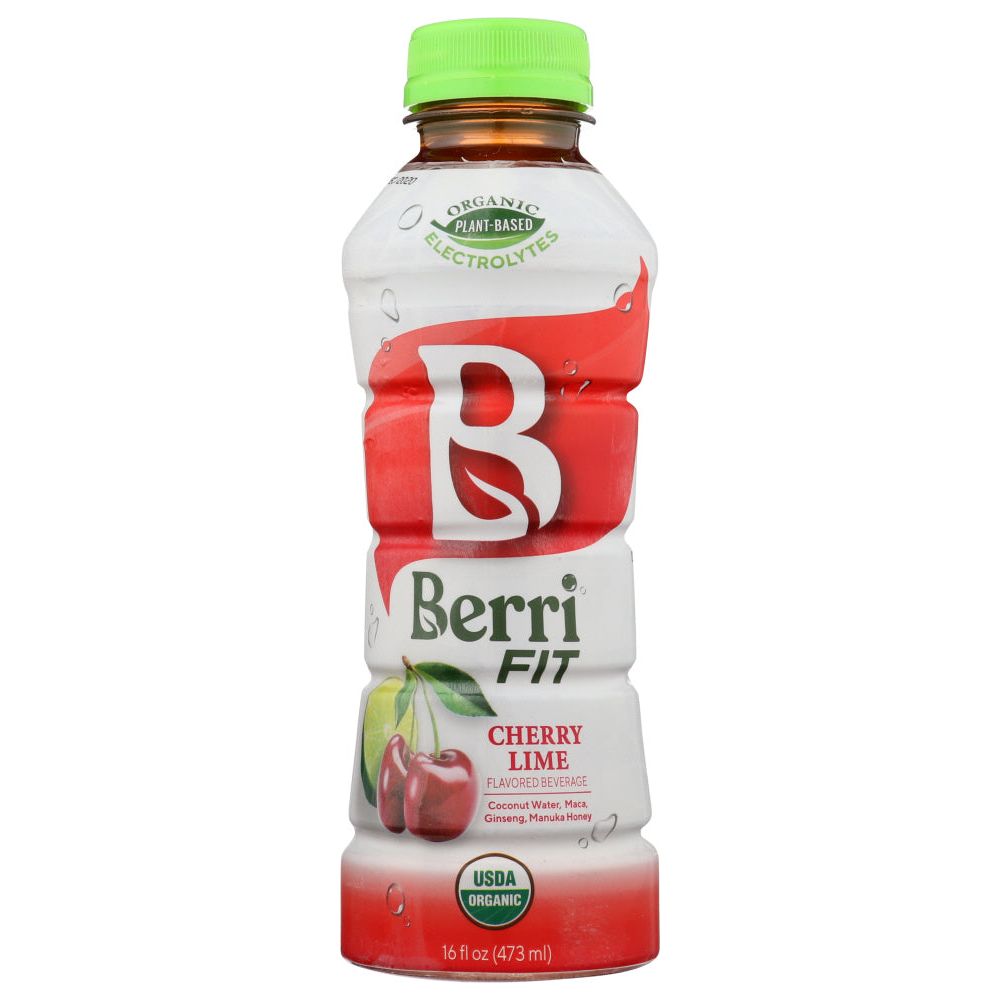 BERRI FIT: Organic Cherry Lime Flavored Beverage, 16 fo - #tag1# - #tag2#