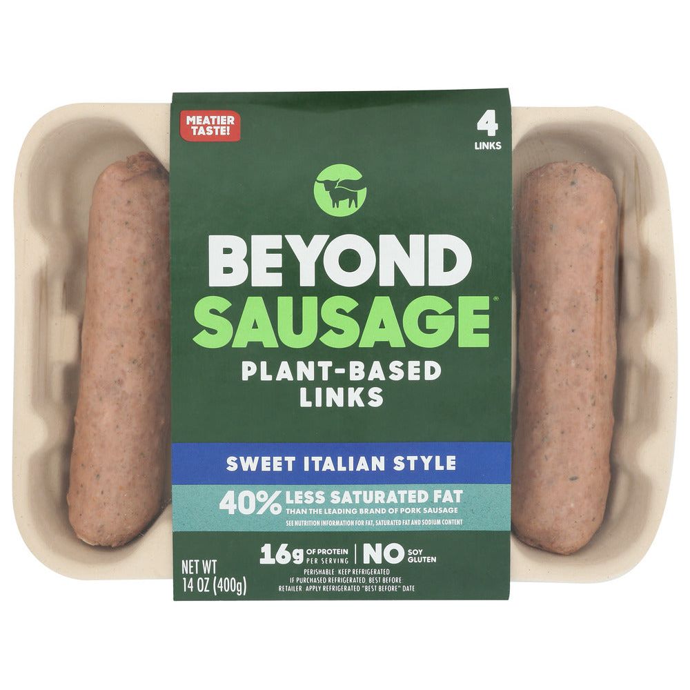 BEYOND MEAT: Beyond Sausage Sweet Italian Plant Based Links, 14 oz - #tag1# - #tag2#