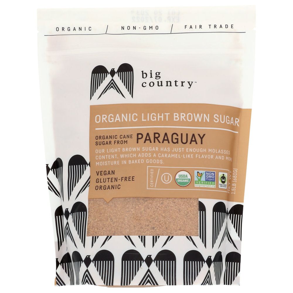 BIG COUNTRY FOODS: Brown Sugar Light Org, 24 oz - #tag1# - #tag2#