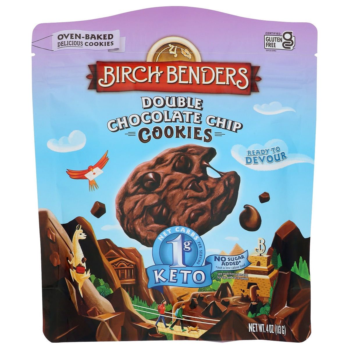 BIRCH BENDERS: Double Chocolate Chip Cookies, 4 oz - #tag1# - #tag2#