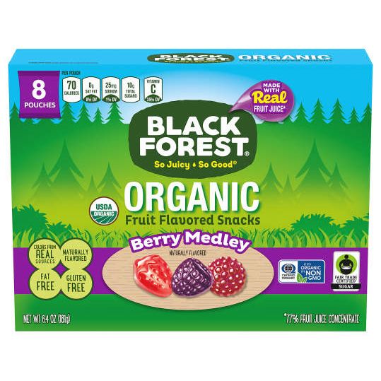 BLACK FOREST: Organic Berry Medley Fruit Snacks, 8 pk - #tag1# - #tag2#