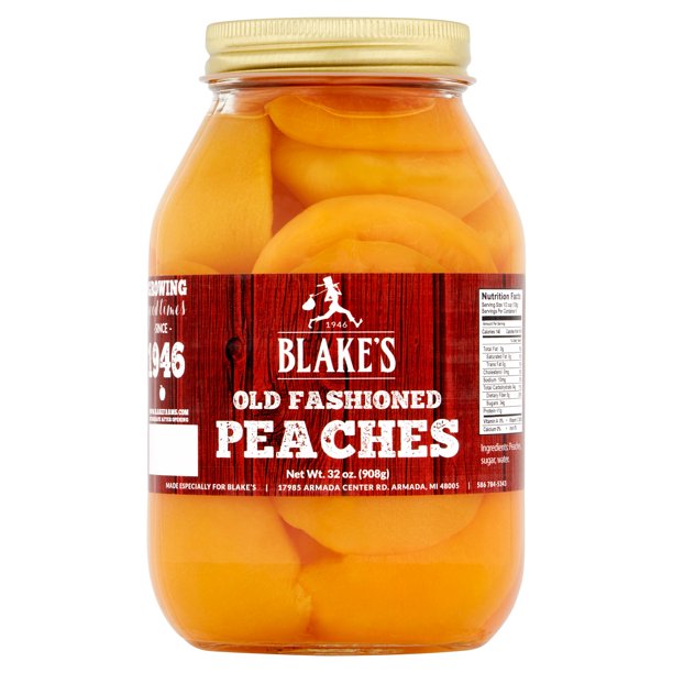 BLAKES: Old Fashioned Peach Halves, 32 fo - #tag1# - #tag2#