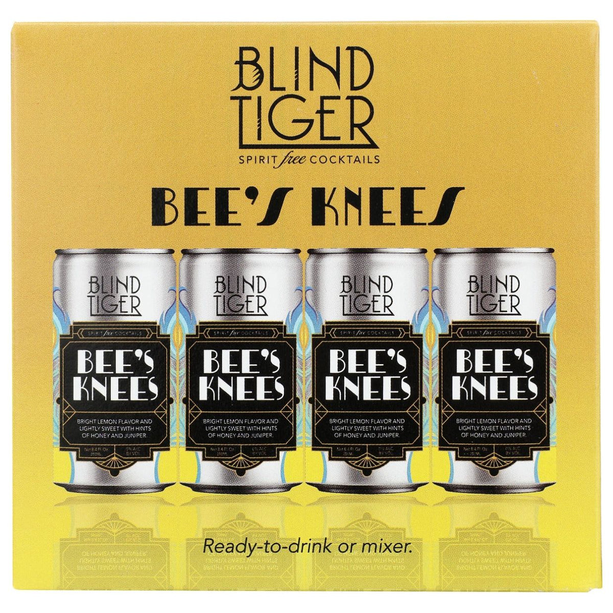 BLIND TIGER: Bright Lemon And Rich Honey Flavor 4 Cans, 33.6 oz - #tag1# - #tag2#