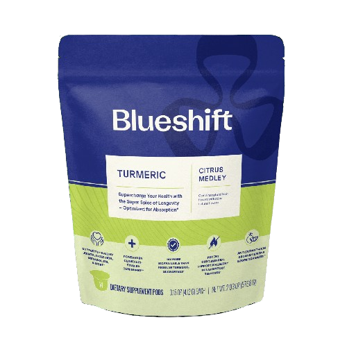 BLUESHIFT NUTRITION: Turmeric Citrus Medley 14Ct, 2.03 oz - #tag1# - #tag2#