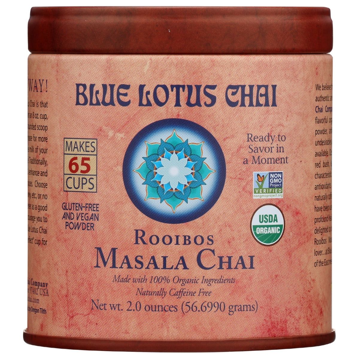 BLUE LOTUS CHAI: Organic Rooibos Masala Chai, 2 oz - #tag1# - #tag2#