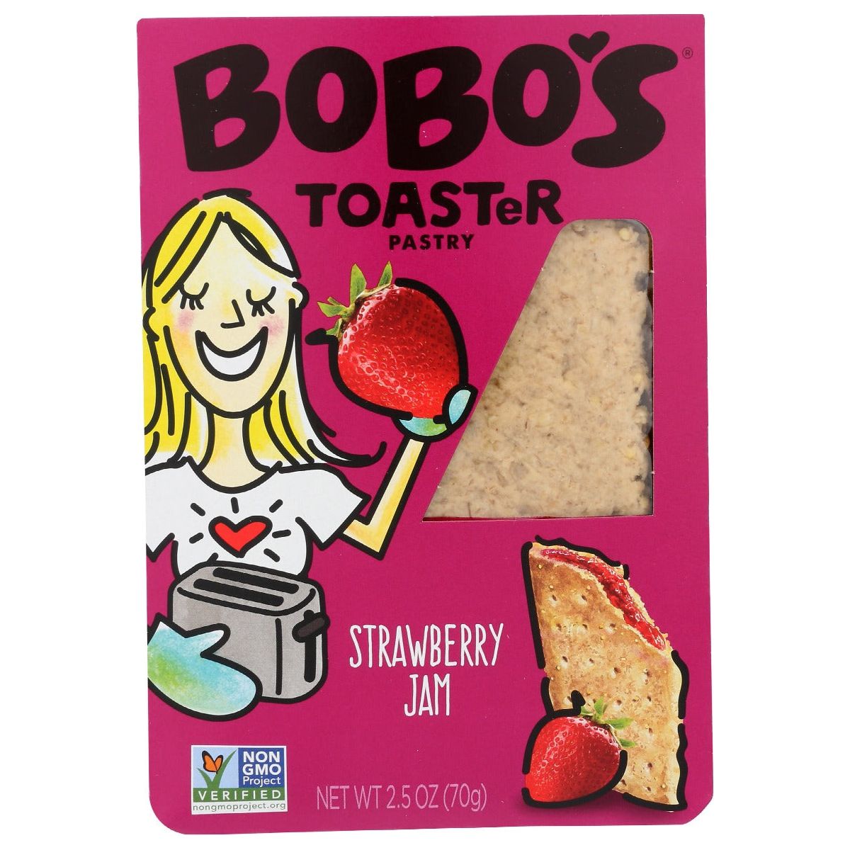 BOBOS OAT BARS: Toaster Pstry Strwbry Jam, 2.5 oz - #tag1# - #tag2#