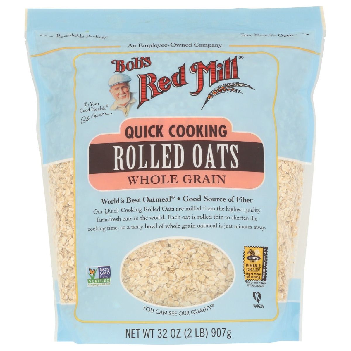 BOBS RED MILL: Quick Cooking Rolled Oats, 32 oz - #tag1# - #tag2#