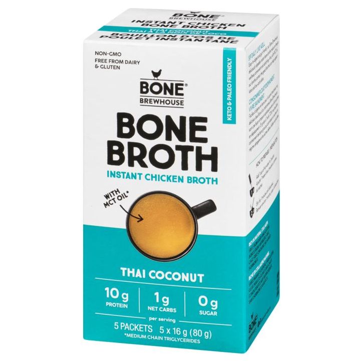 BONE BREWHOUSE: Thai Coconut Chicken Bone Broth, 2.82 oz - #tag1# - #tag2#