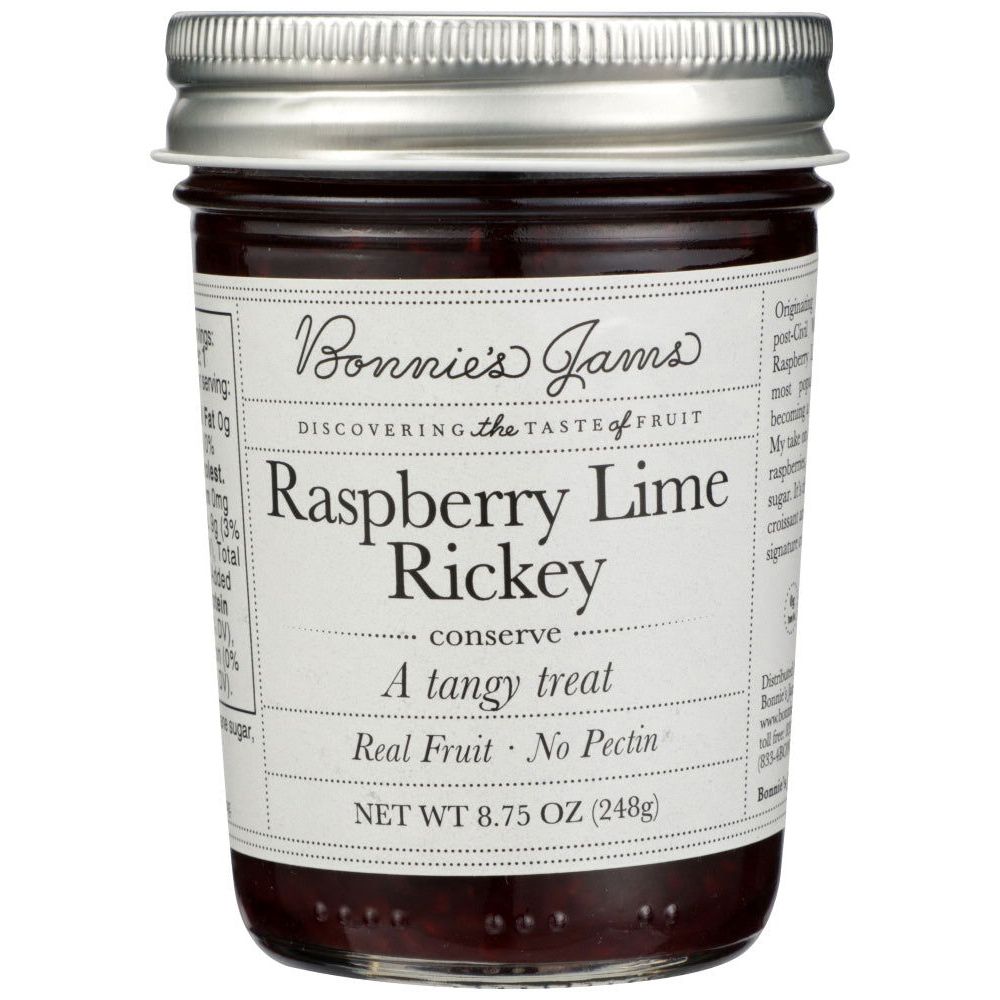 BONNIES JAMS: Jam Rspbry Lime Rickey, 8.75 oz - #tag1# - #tag2#