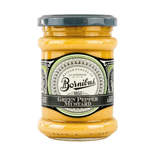 BORNIBUS: Green Pepper Mustard, 8.82 oz - #tag1# - #tag2#