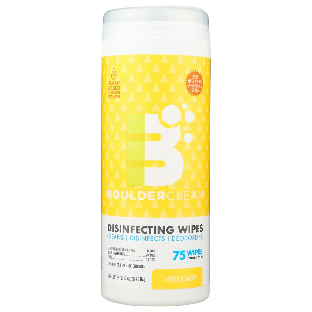 BOULDER CLEAN: Wipes Disinfectant Canist, 75 ea - #tag1# - #tag2#