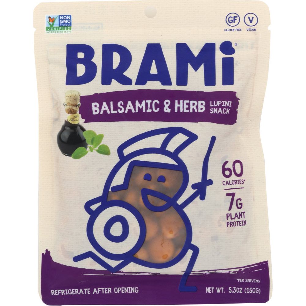 BRAMI LUPINI SNACK: Balsamic and Herb, 5.3 oz - #tag1# - #tag2#