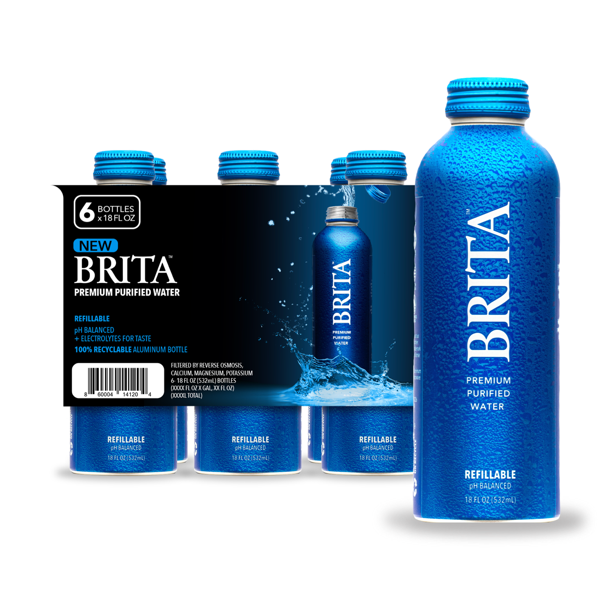 BRITA WATER: Water Purified 6Pk, 108 fo - #tag1# - #tag2#