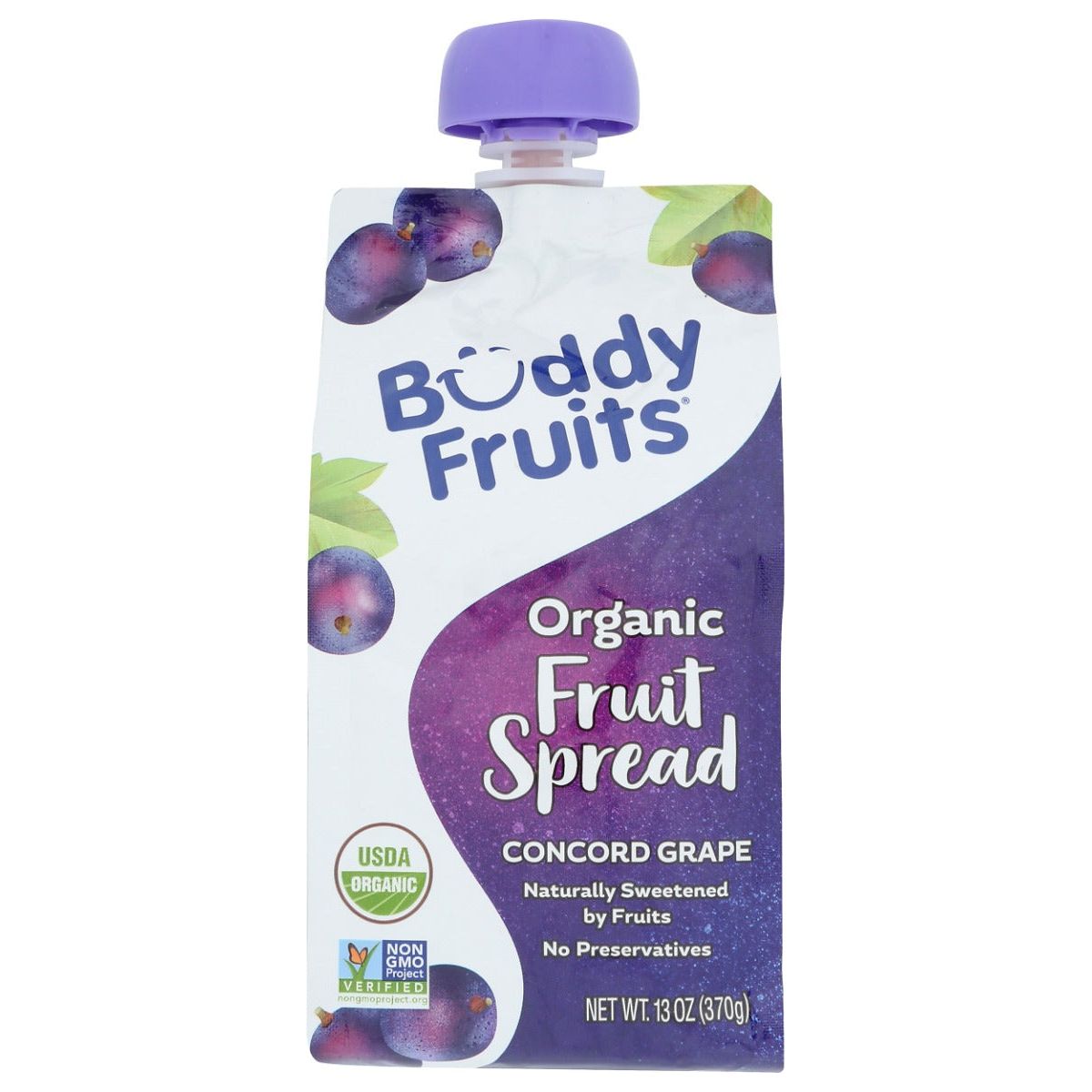 BUDDY FRUITS: Organic Concord Grape Fruit Spread, 13 oz - #tag1# - #tag2#