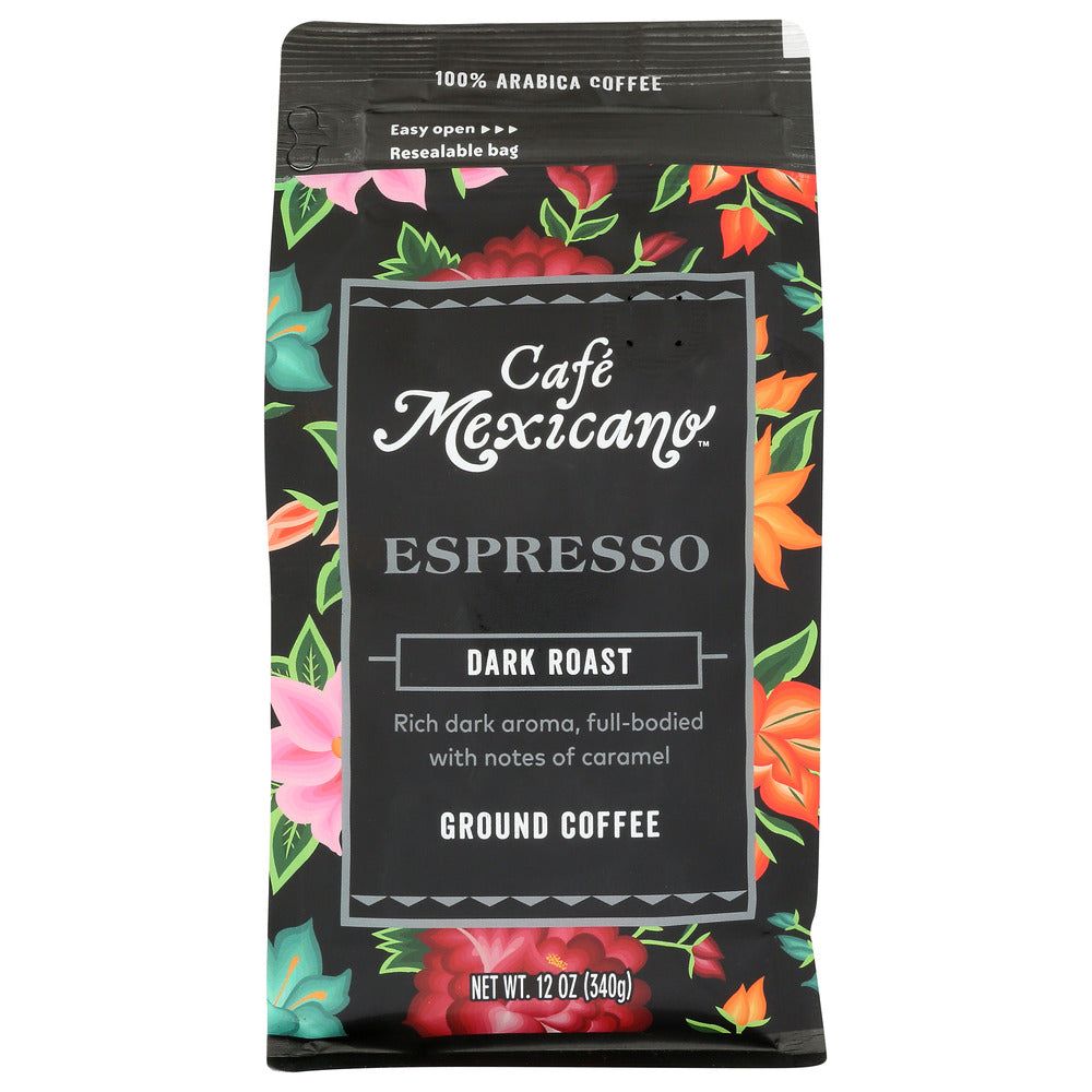 CAFE MEXICANO: Coffee Grnd Espresso, 12 oz - #tag1# - #tag2#