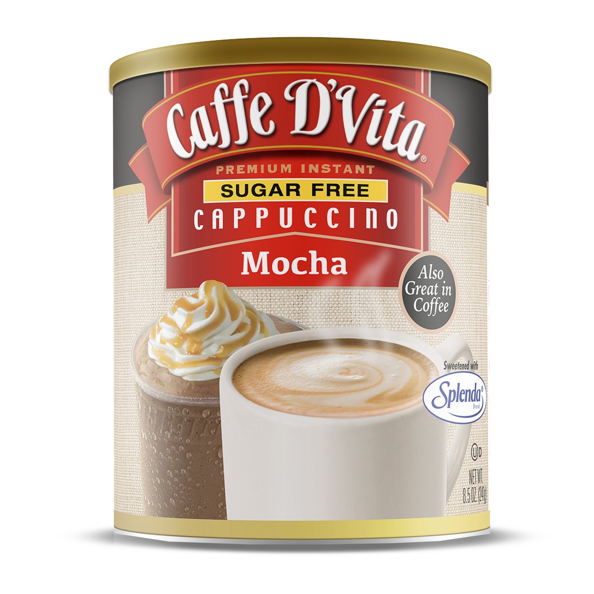 CAFFE D VITA: Cappuccino Sf Mocha, 8.5 oz - #tag1# - #tag2#