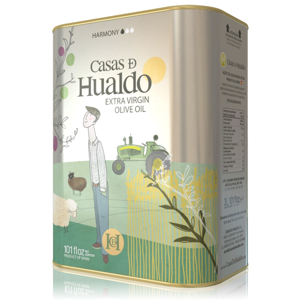CASAS DE HUALDO: Evoo Harmony Tin, 3 lt - #tag1# - #tag2#