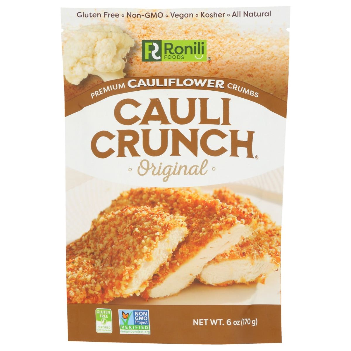 CAULI CRUNCH: Premium Cauliflower Crumbs Original, 6 oz - #tag1# - #tag2#
