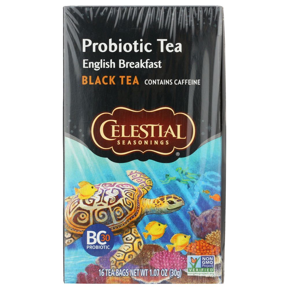 CELESTIAL SEASONINGS: Probiotic English Breakfast Black Tea With Caffeine, 18 bg - #tag1# - #tag2#