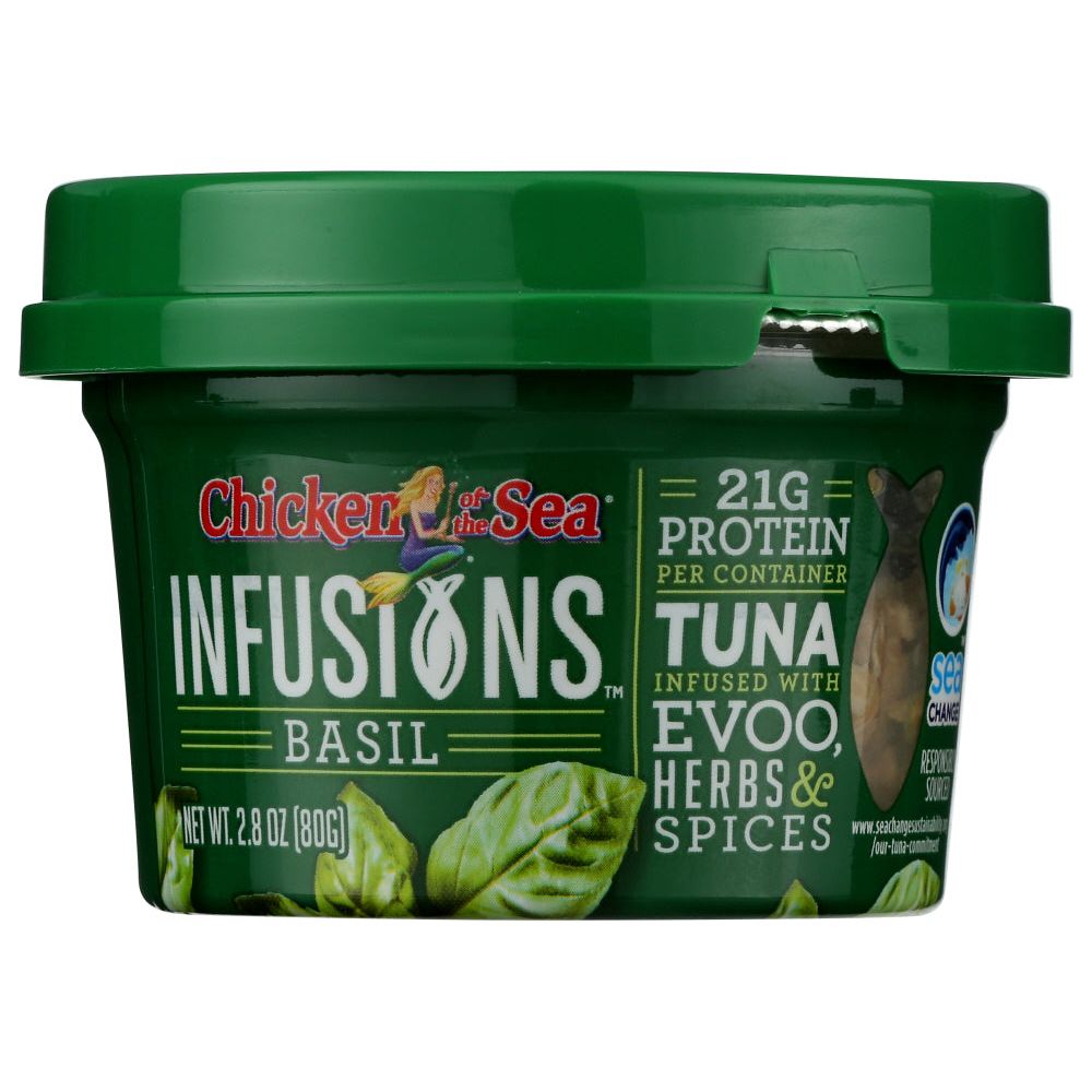 CHICKEN OF THE SEA: Tuna Basil Infusion, 2.8 oz - #tag1# - #tag2#