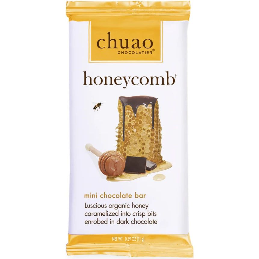 CHUAO CHOCOLATIER: Honeycomb Mini Chocolate Bar, 0.39 oz - #tag1# - #tag2#