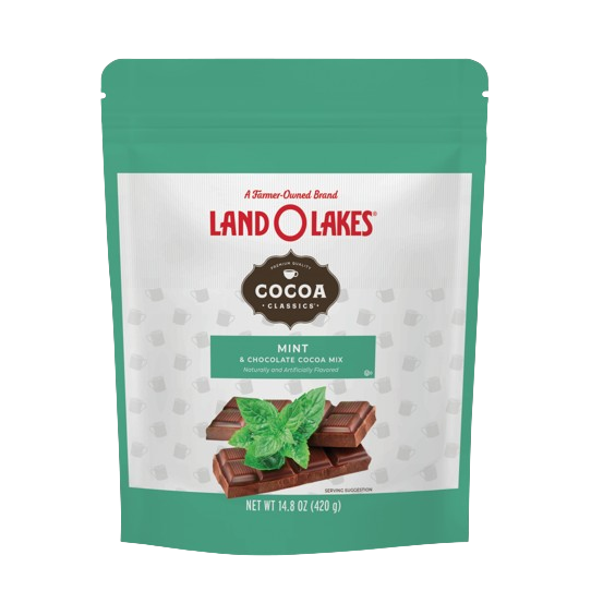 COCOA CLASSICS: Mint and Chocolate Cocoa Mix Pouch, 14.8 oz - #tag1# - #tag2#