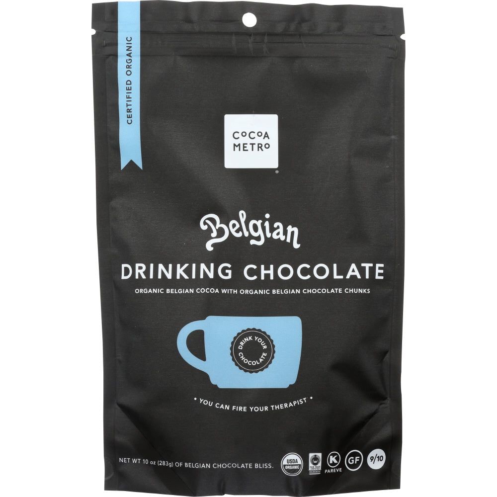 COCOA METRO: Belgian Drinking Chocolate Mix, 10 oz - #tag1# - #tag2#