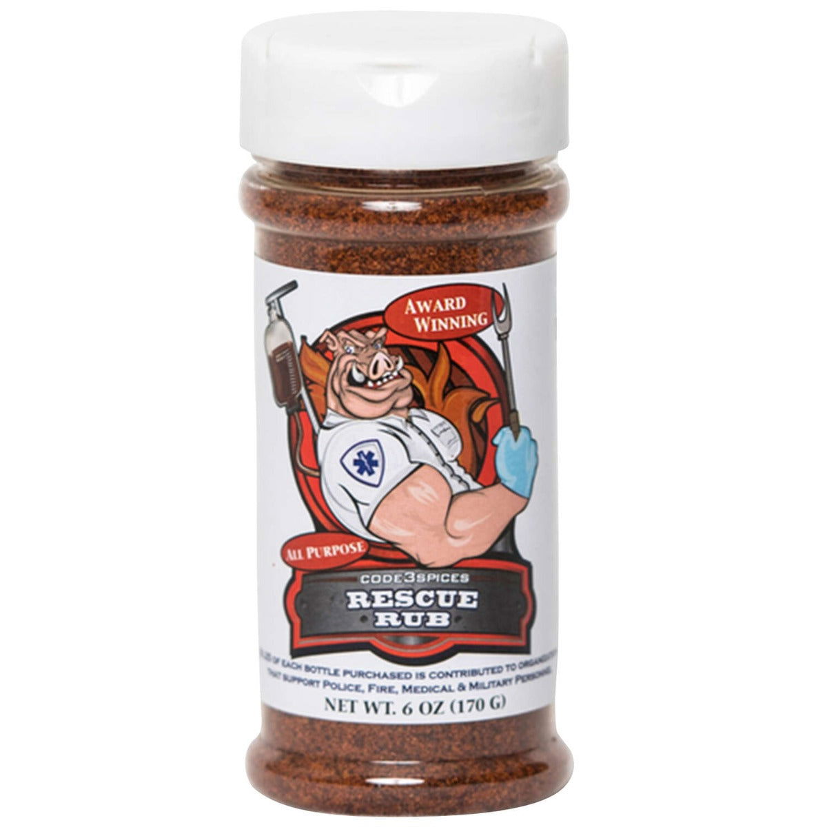 CODE 3 SPICES: Rescue Rub All Purpose, 6 oz - #tag1# - #tag2#