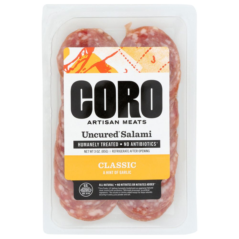 CORO FOODS: Classic Salami Sliced Pack, 3 oz - #tag1# - #tag2#