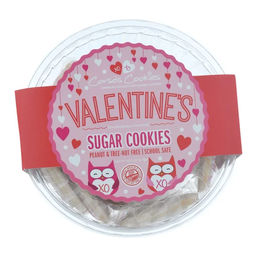 CORSOS COOKIES: Valentines Day Sugar Cookies, 8 oz - #tag1# - #tag2#