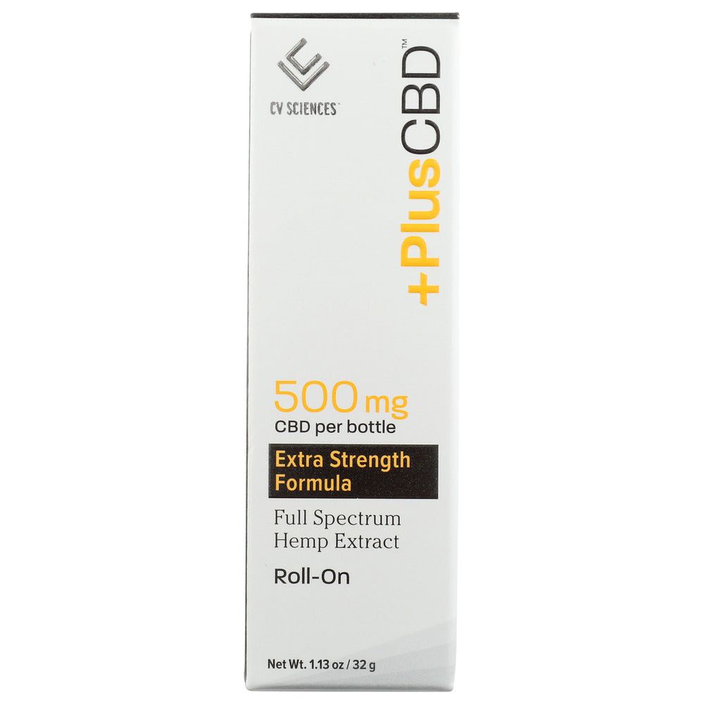 CV SCIENCES: Plus CBD Roll On 500Mg Extra Strength Formula, 1.13 oz - #tag1# - #tag2#
