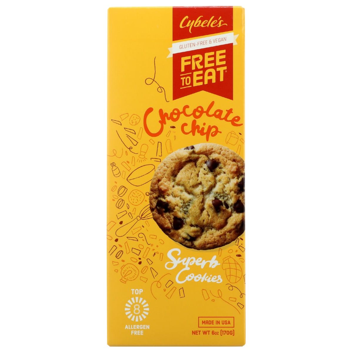 CYBELES: Chocolate Chip Cookies, 6 oz - #tag1# - #tag2#