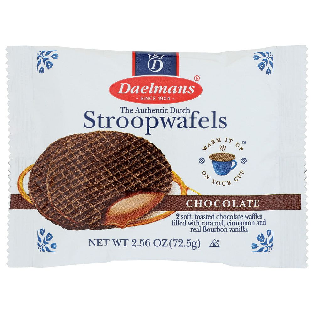 DAELMANS: Stroopwafels Duo Choc Cml, 2.56 oz - #tag1# - #tag2#