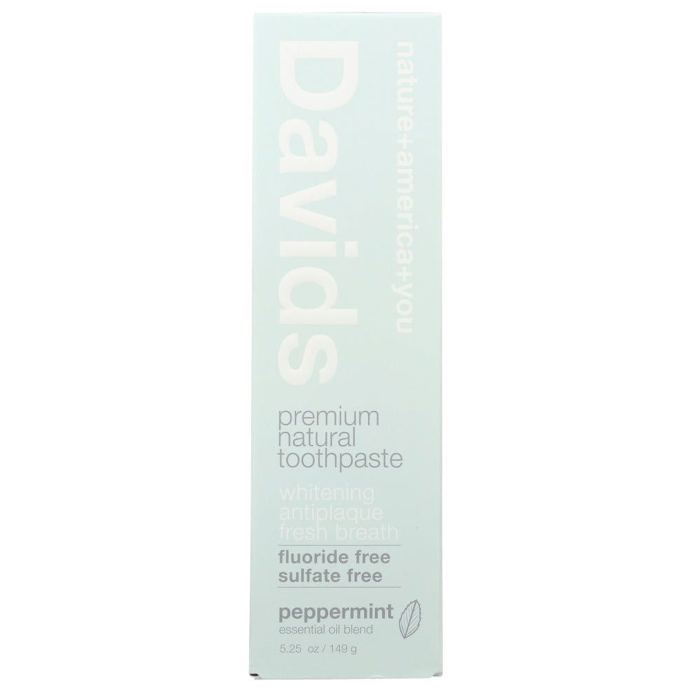 DAVIDS: Natural Peppermint Toothpaste, 5.25 oz - #tag1# - #tag2#