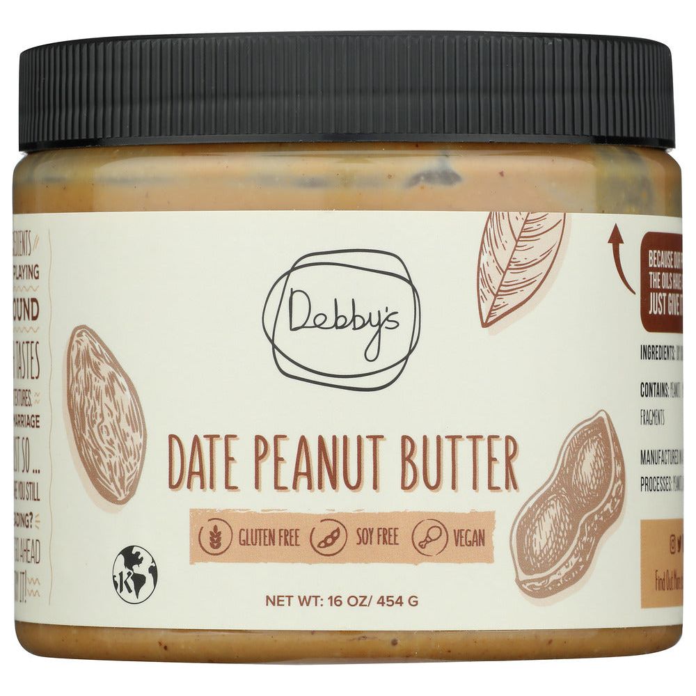 DEBBYS: Date Peanut Butter, 16 oz - #tag1# - #tag2#