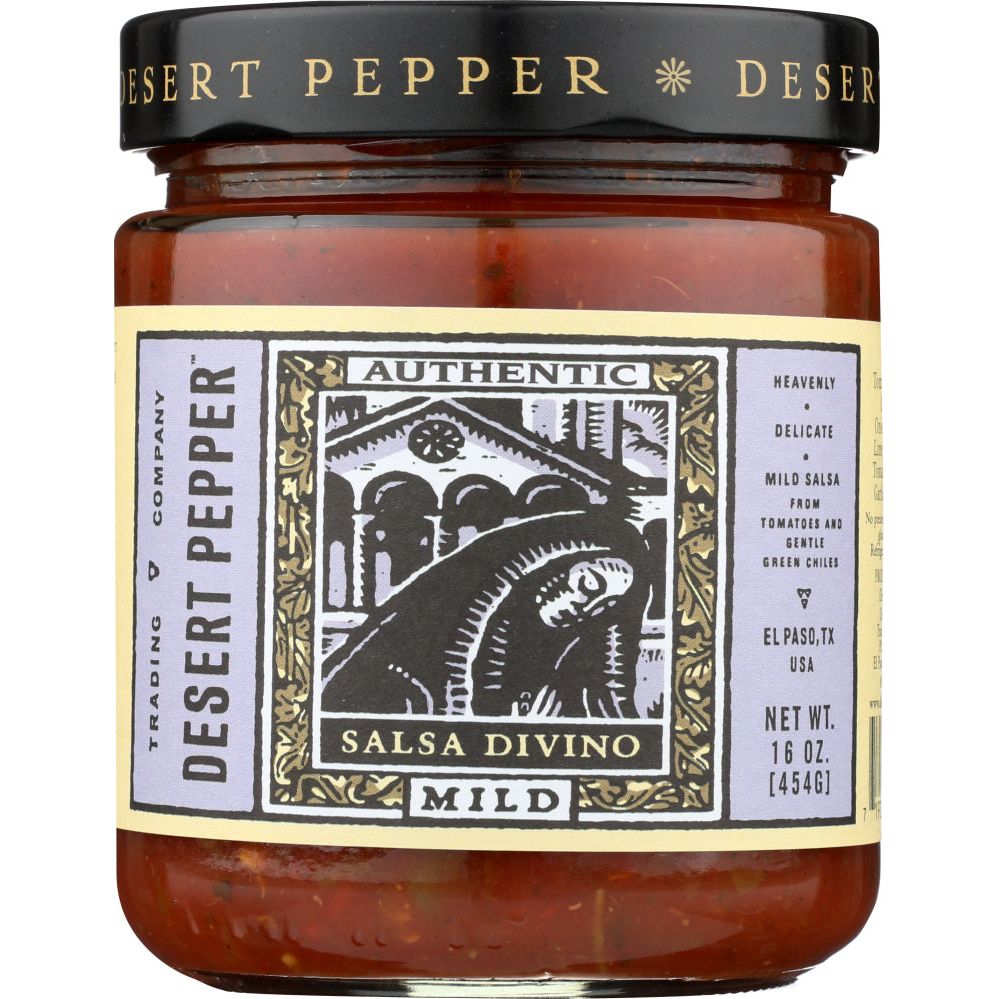 DESERT PEPPER: Divino Mild Salsa, 16 oz - #tag1# - #tag2#