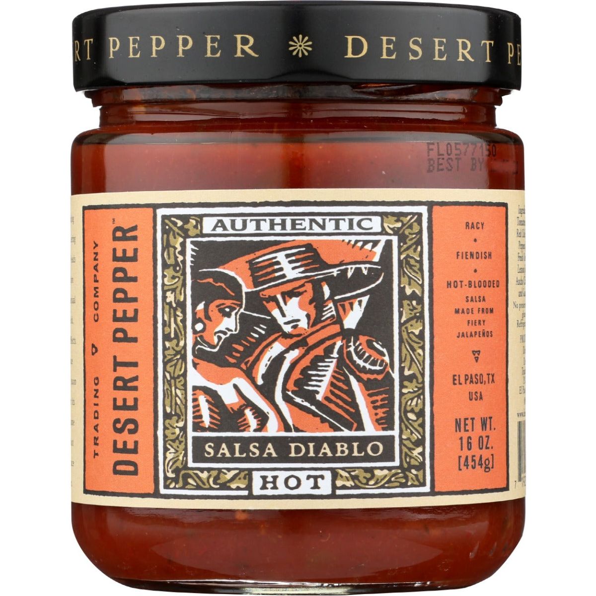 DESERT PEPPER: Salsa Diablo Hot, 16 oz - #tag1# - #tag2#