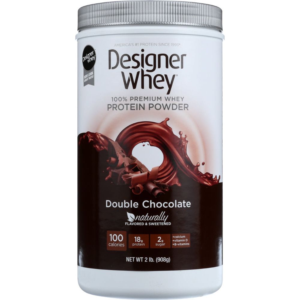 DESIGNER PROTEIN WHEY: Double Chocolate Protein Powder, 2 lb - #tag1# - #tag2#