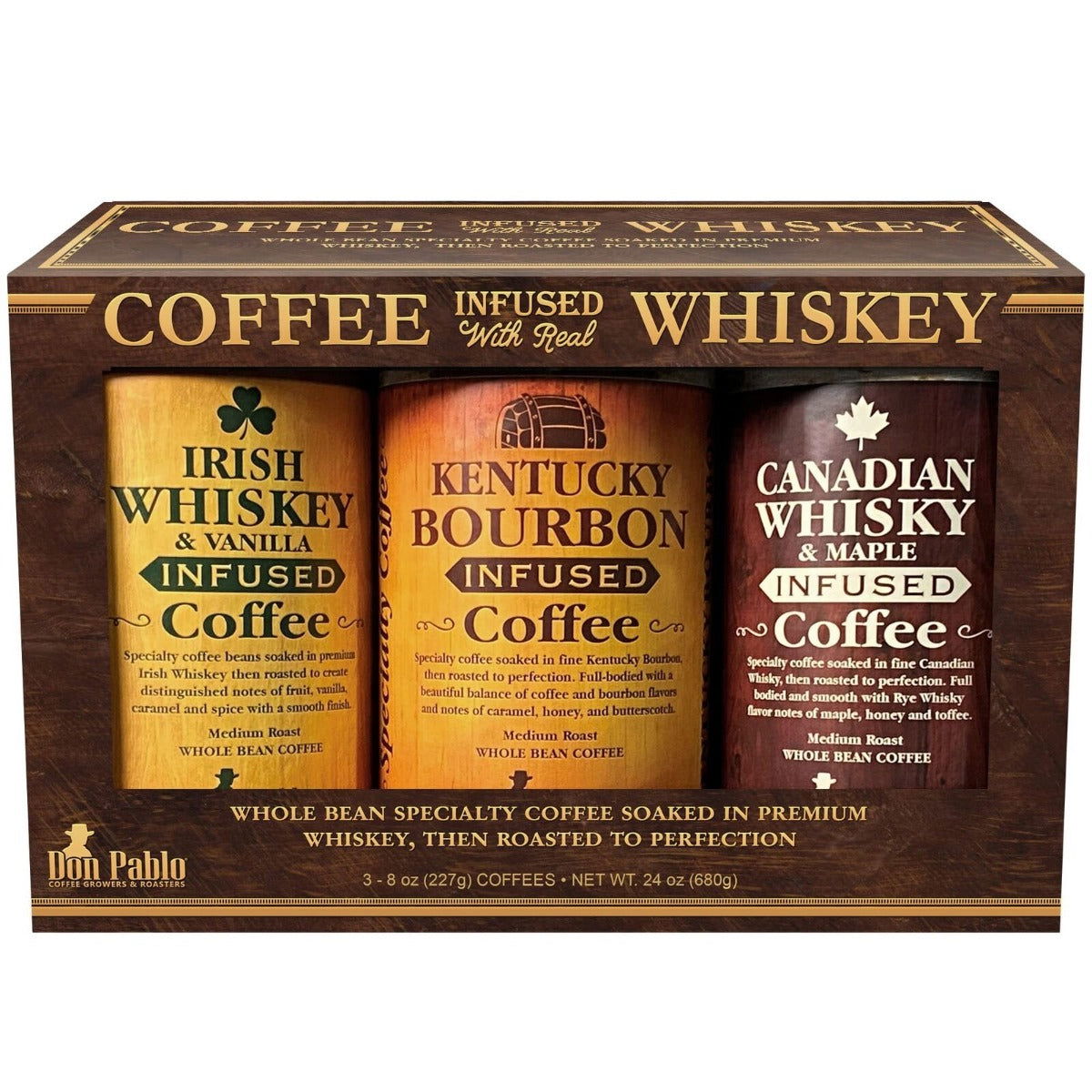 DON PABLO: Whiskey Infused Coffee Gift Set, 1 kt - #tag1# - #tag2#