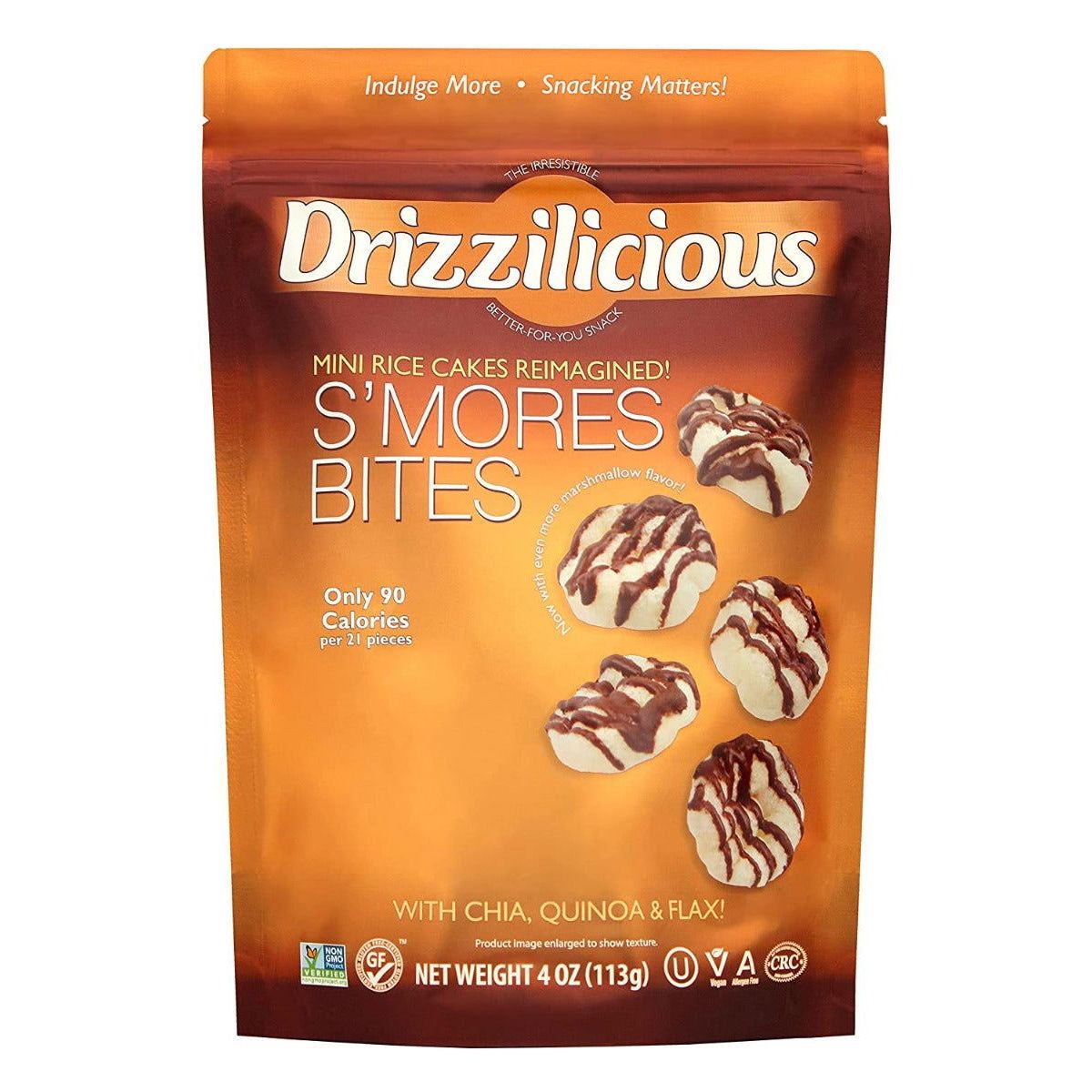 DRIZZILICIOUS: Rice Crisp Mini Smores, 4 oz - #tag1# - #tag2#