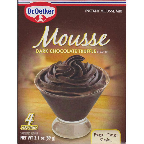 DR OETKER: Dark Chocolate Truffle Mousse Supreme, 3.1 oz - #tag1# - #tag2#