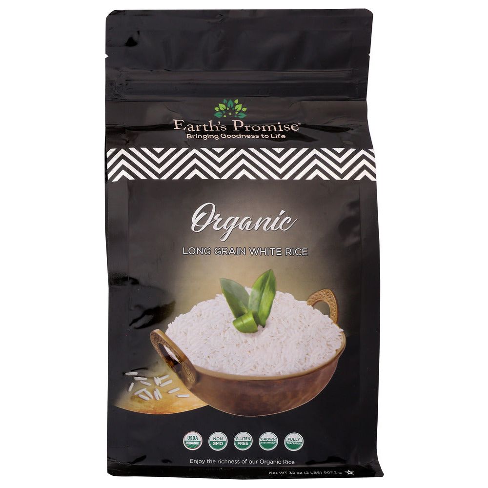 EARTH'S PROMISE: Organic Long Grain White Rice, 2 lb - #tag1# - #tag2#