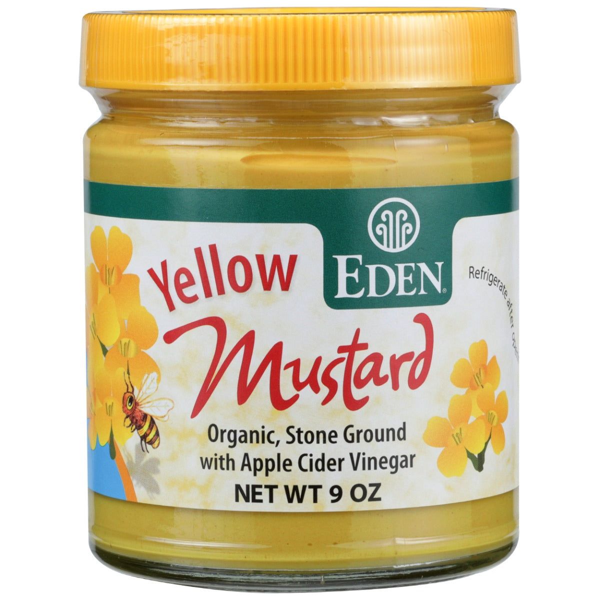 EDEN FOODS: Yellow Mustard Organic Jar, 9 oz - #tag1# - #tag2#
