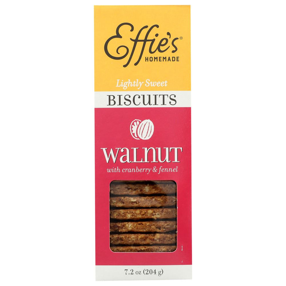 EFFIES HOMEMADE: Walnut With Cranberry & Fennel Biscuits, 7.2 oz - #tag1# - #tag2#