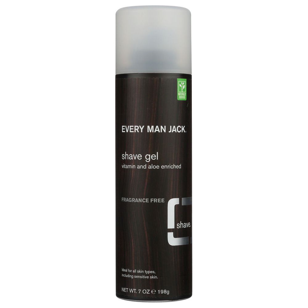EVERY MAN JACK: Sensitive Skin Shave Gel Fragrance Free, 7 oz - #tag1# - #tag2#