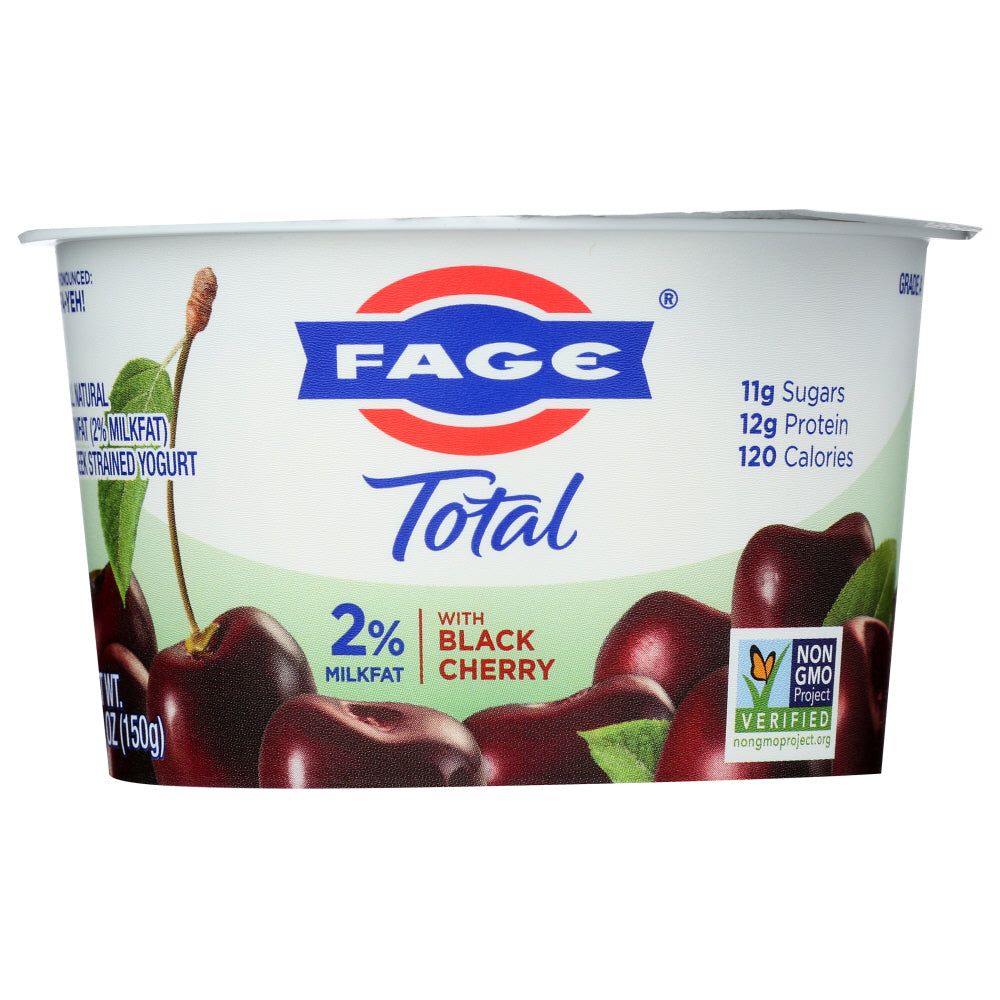 FAGE TOTAL GREEK: 2% Cherry Greek Strained Yogurt, 5.3 Oz - #tag1# - #tag2#